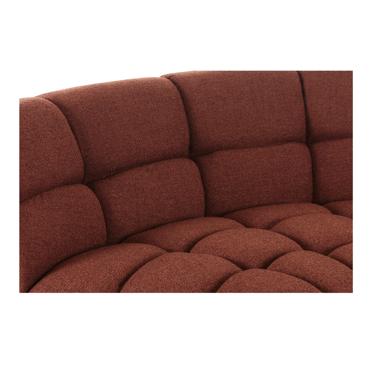 Roman Rust L Shaped Sectional by Moe's Home at Eve Furniture