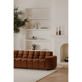 Roman Rust L Shaped Sectional by Moe's Home at Eve Furniture