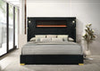 Romance Black Queen Platform Bed by Happy Homes at Eve Furniture