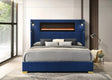 Romance Blue King Platform Bed by Happy Homes at Eve Furniture