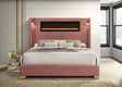 Romance Pink Queen Platform Bed by Happy Homes at Eve Furniture