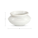 Romano White Marble Vessel by MOES at Eve Furniture