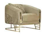 Romans 3-pieces (Sofa & Loveseat & Chair) Livingroom Set in Beige by Furnia at Eve Furniture