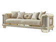 Romans Beige Stationary Sofa by Furnia at Eve Furniture