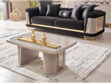 Romans Black Stationary Sofa by Furnia at Eve Furniture