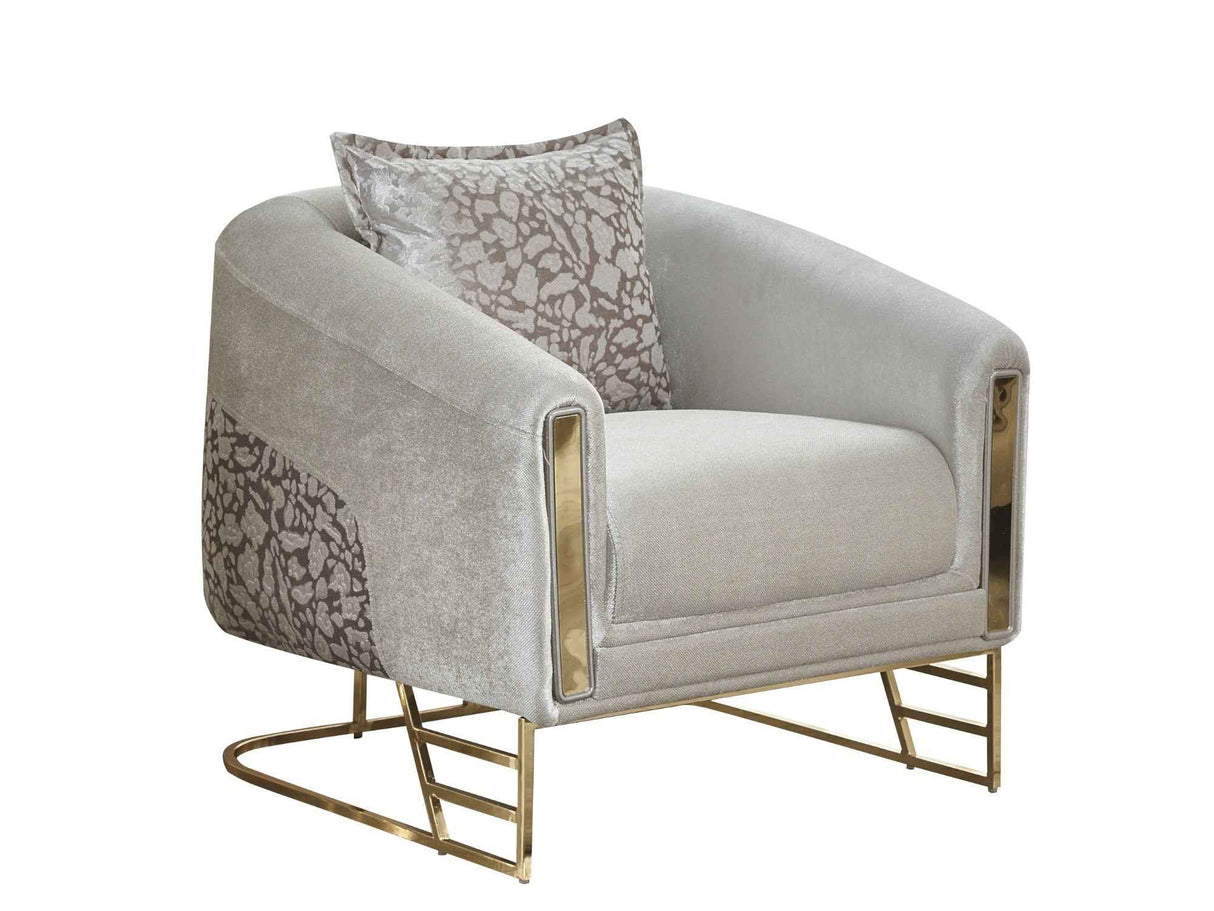 Romans Chair Cream by Furnia at Eve Furniture
