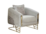 Romans Chair Cream by Furnia at Eve Furniture