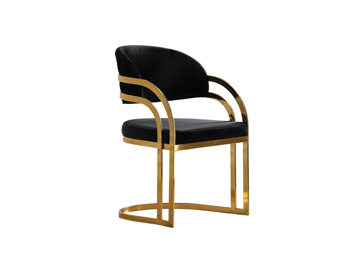 Romans Dining Chair Black, Set of 2 by Furnia at Eve Furniture