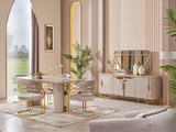 Romans Dining Chair Cream, Set of 2 by Furnia at Eve Furniture