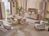 Romans Dining Chair Cream, Set of 2 by Furnia at Eve Furniture