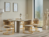 Romans Diningroom (Consol With Mirror & Dining Table & 6 Dining Chair)