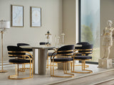 Romans Diningroom (Consol With Mirror & Dining Table & 6 Dining Chair)