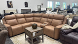 Romi Brown Power Reclining Sectional [Special Price] by New Era Innovations at Eve Furniture