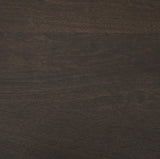 Romi Dark Brown Wood w/ Bottom Shelf Oval Coffee Table by Mercana at Eve Furniture