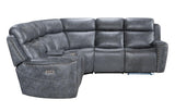 Romi Grey Power Reclining Sectional [Special Price] by New Era Innovations at Eve Furniture
