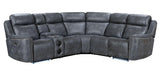 Romi Grey Power Reclining Sectional [Special Price] by New Era Innovations at Eve Furniture