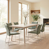 Roms Whitewashed Dining Table by Zuomod at Eve Furniture