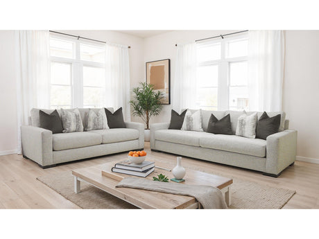 Romsey Light Gray Sofa & Loveseat by Furniture of America at Eve Furniture