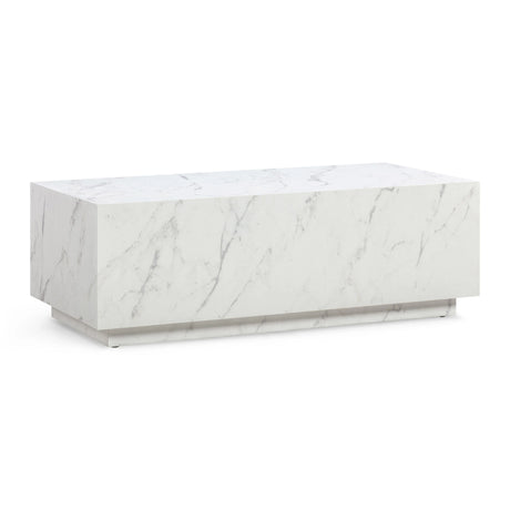 Romy 47" Rectangular Coffee Table by TOV Furniture at Eve Furniture