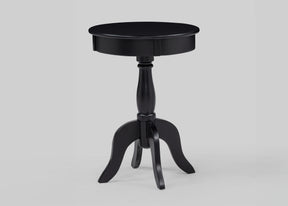 Romy Black Chairside End Table by Crown Mark at Eve Furniture