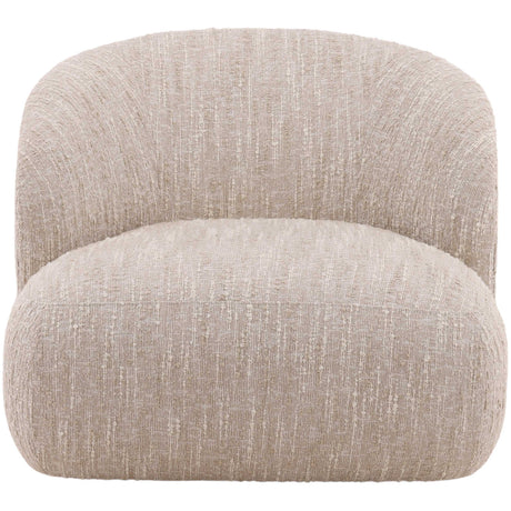 Romy Swivel Chair, Beige by Dovetail at Eve Furniture