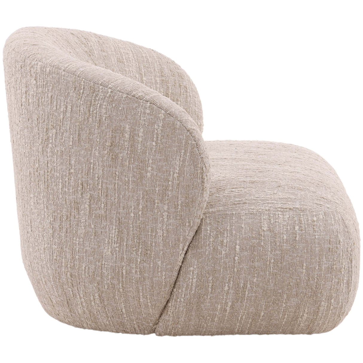 Romy Swivel Chair, Beige by Dovetail at Eve Furniture