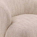 Romy Swivel Chair, Beige by Dovetail at Eve Furniture