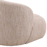 Romy Swivel Chair, Beige by Dovetail at Eve Furniture