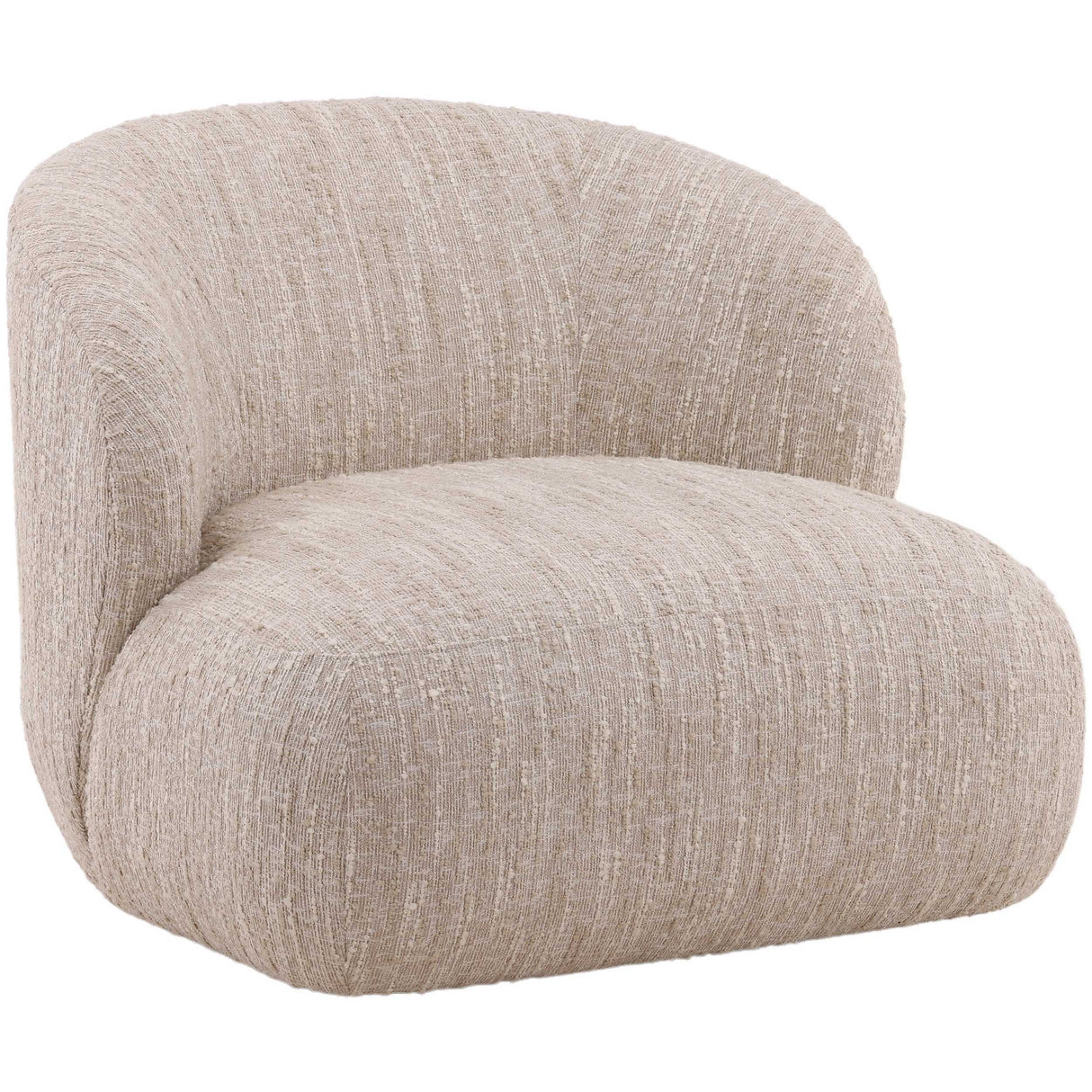 Romy Swivel Chair, Beige by Dovetail at Eve Furniture