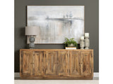 Ronan Brown Six-Door Sideboard by Crestview at Eve Furniture