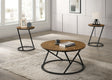 Ronde Natural 3-Piece Occasional Table Set by Furniture of America at Eve Furniture