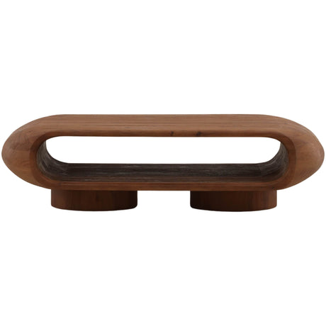 Ronin Coffee Table, Brown by Dovetail at Eve Furniture
