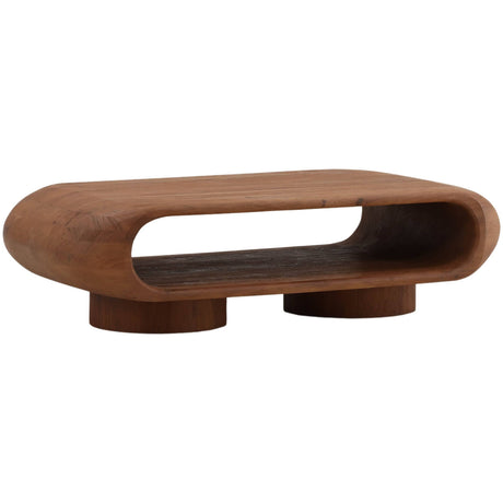 Ronin Coffee Table, Brown by Dovetail at Eve Furniture