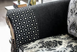 Ronja Black Sofa & Loveseat by Furniture of America at Eve Furniture