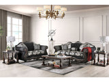 Ronja Black Sofa & Loveseat by Furniture of America at Eve Furniture