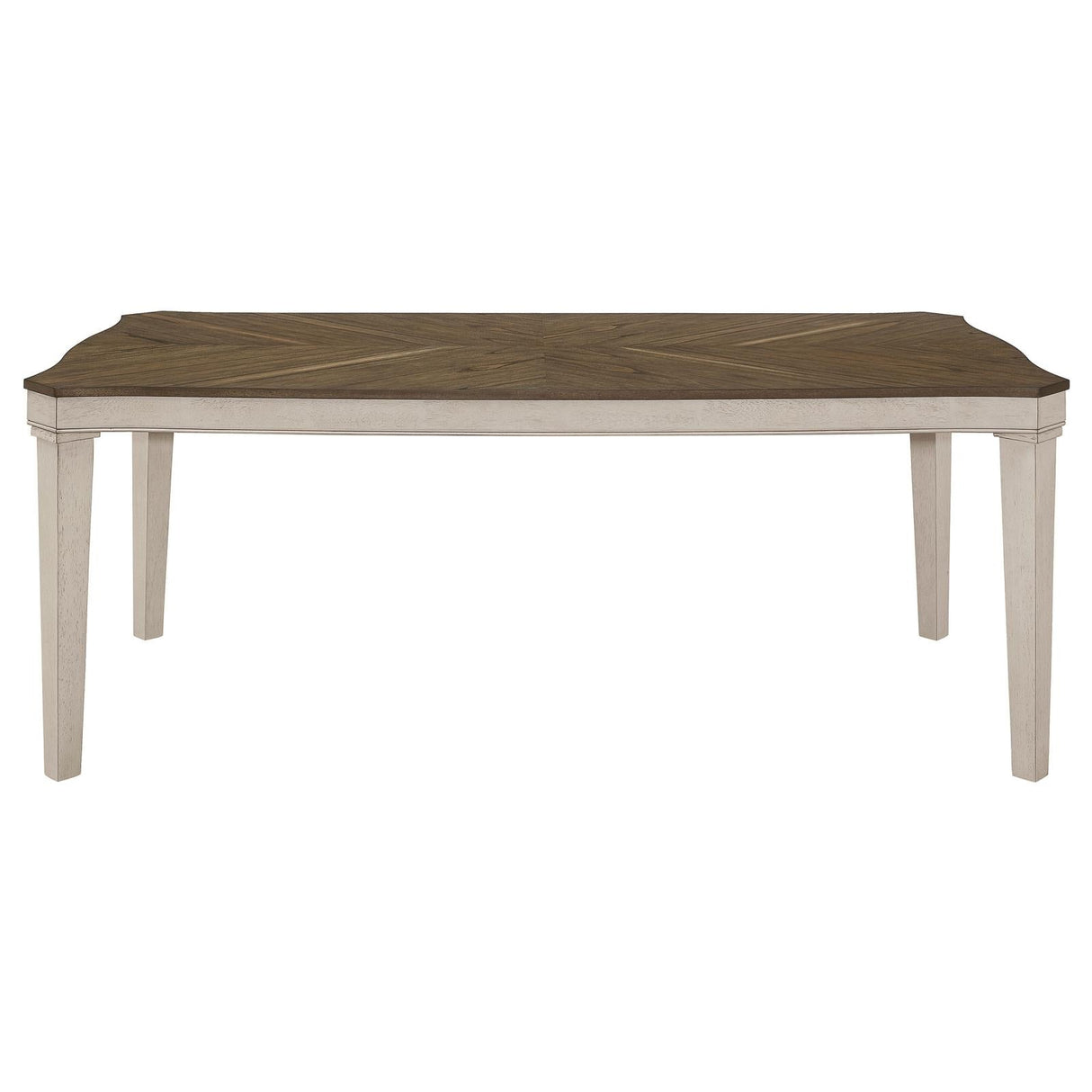 Ronnie Starburst Dining Table Nutmeg and Rustic Cream