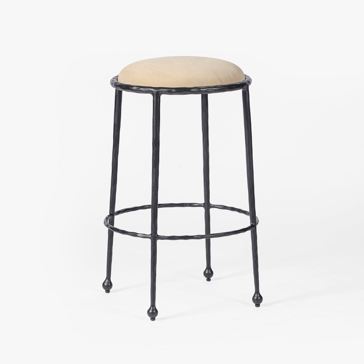 Rook Hammered Counter Stool by Co.House Designs at Eve Furniture