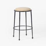 Rook Hammered Counter Stool by Co.House Designs at Eve Furniture