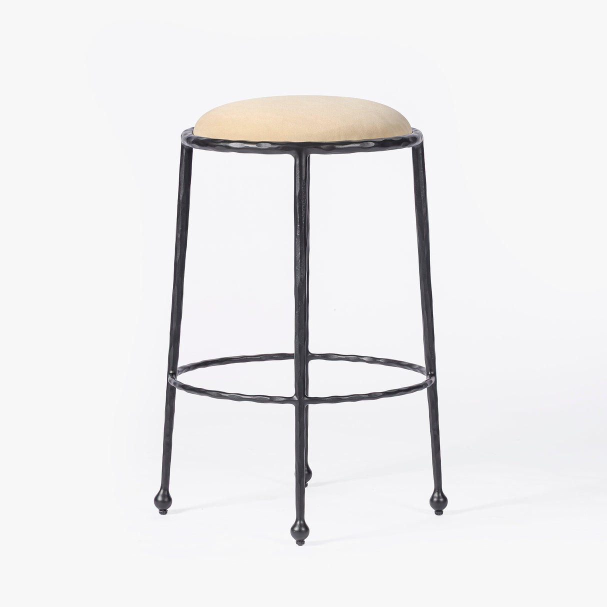 Rook Hammered Counter Stool by Co.House Designs at Eve Furniture