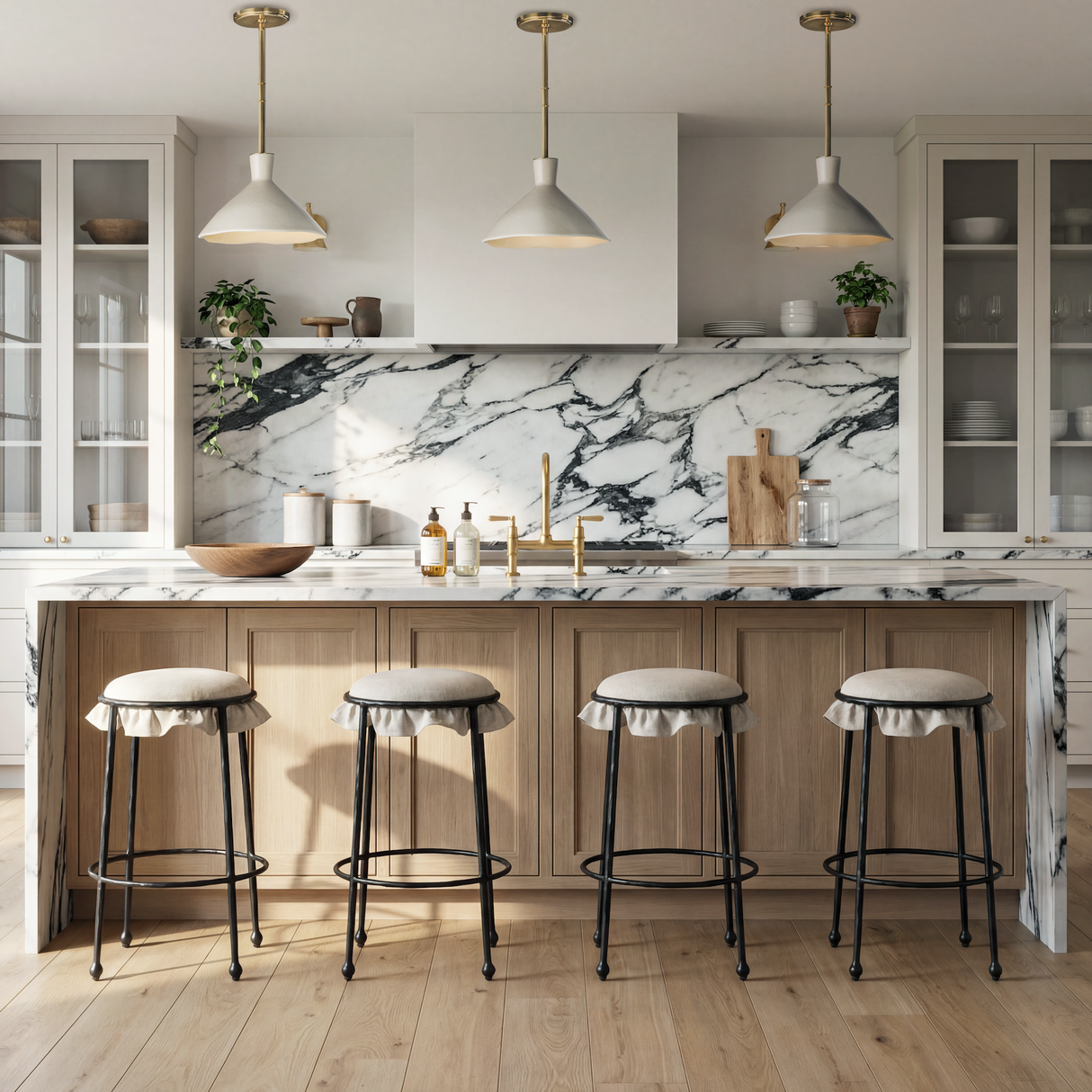 Rook Hammered Counter Stool by Co.House Designs at Eve Furniture
