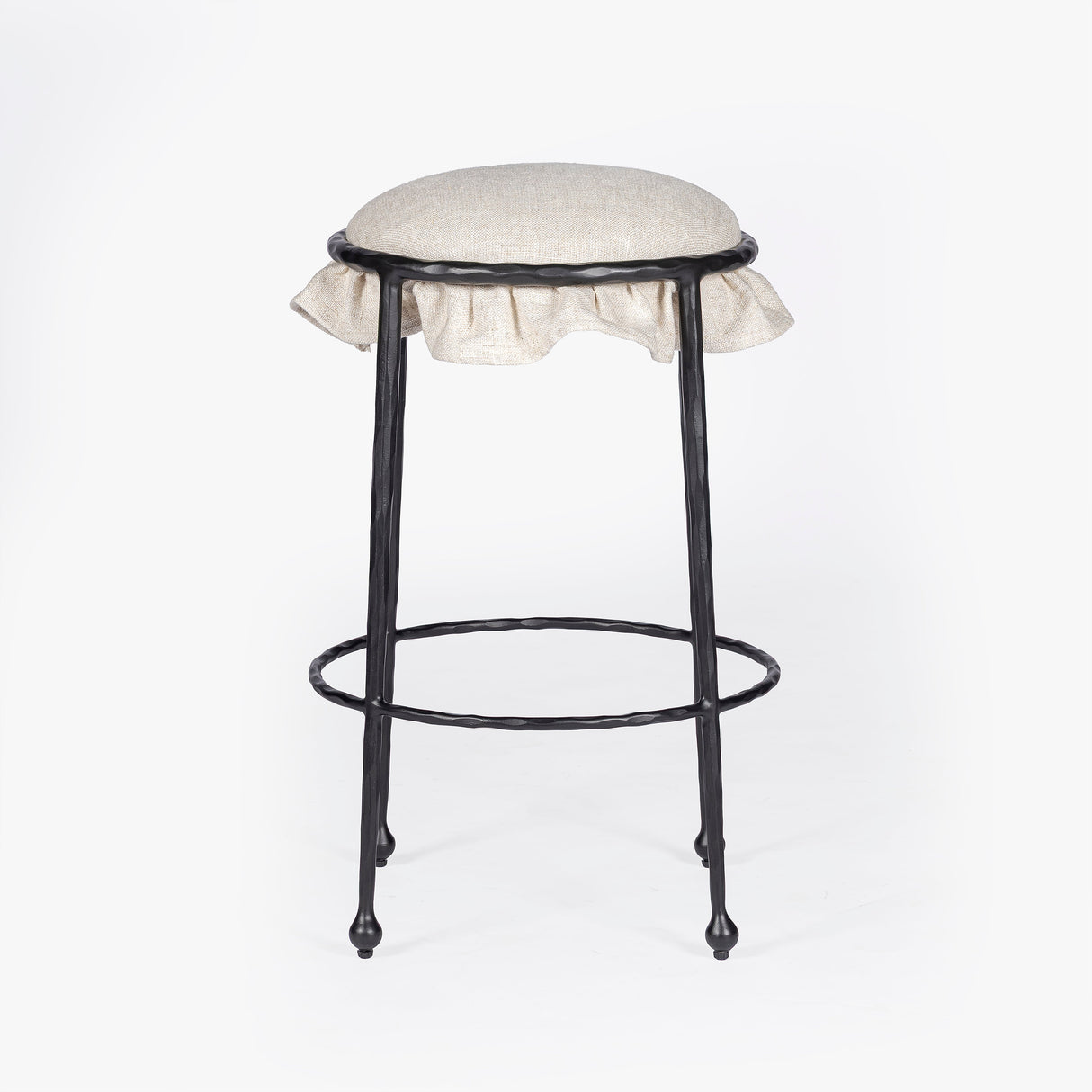 Rook Hammered Counter Stool by Co.House Designs at Eve Furniture