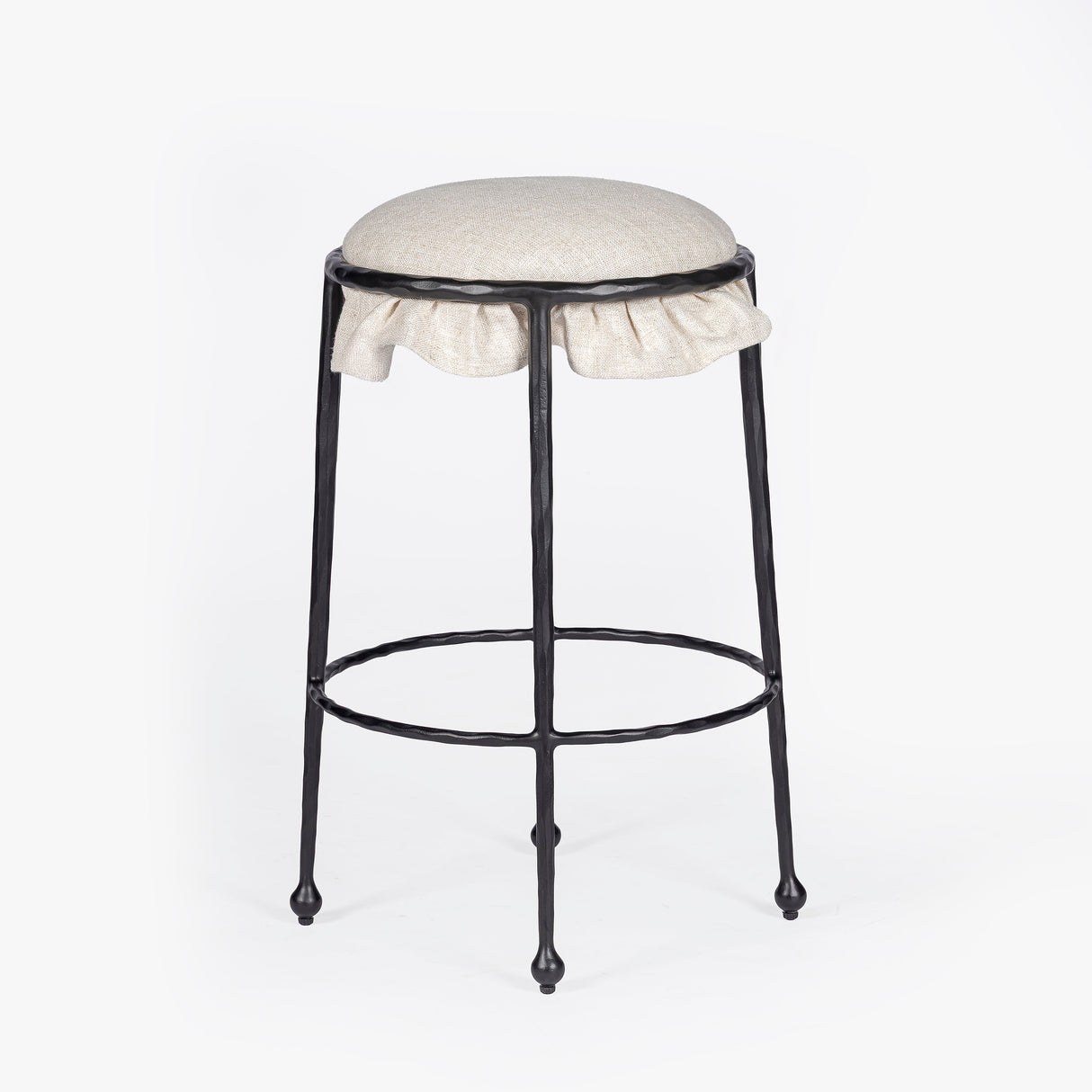Rook Hammered Counter Stool by Co.House Designs at Eve Furniture