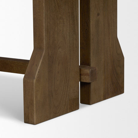 Rooke Solid Wood Extendable Rectangular Dining Table by Mercana at Eve Furniture
