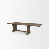 Rooke Solid Wood Extendable Rectangular Dining Table by Mercana at Eve Furniture
