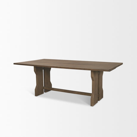 Rooke Solid Wood Extendable Rectangular Dining Table by Mercana at Eve Furniture