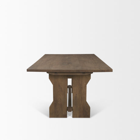 Rooke Solid Wood Extendable Rectangular Dining Table by Mercana at Eve Furniture