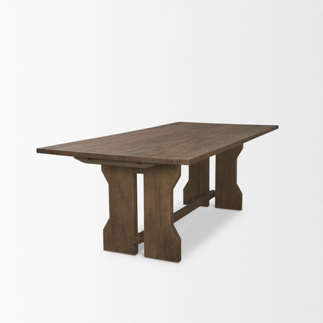 Rooke Solid Wood Extendable Rectangular Dining Table by Mercana at Eve Furniture
