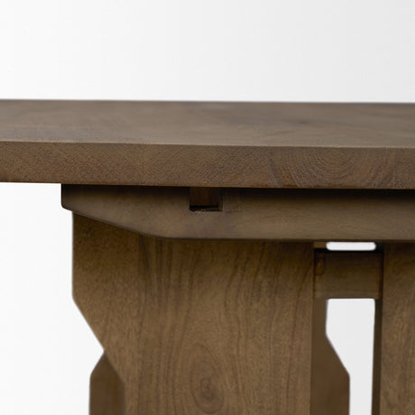 Rooke Solid Wood Extendable Rectangular Dining Table by Mercana at Eve Furniture