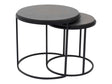 Roost Black Nesting Tables Set Of 2 by Moe's Home at Eve Furniture