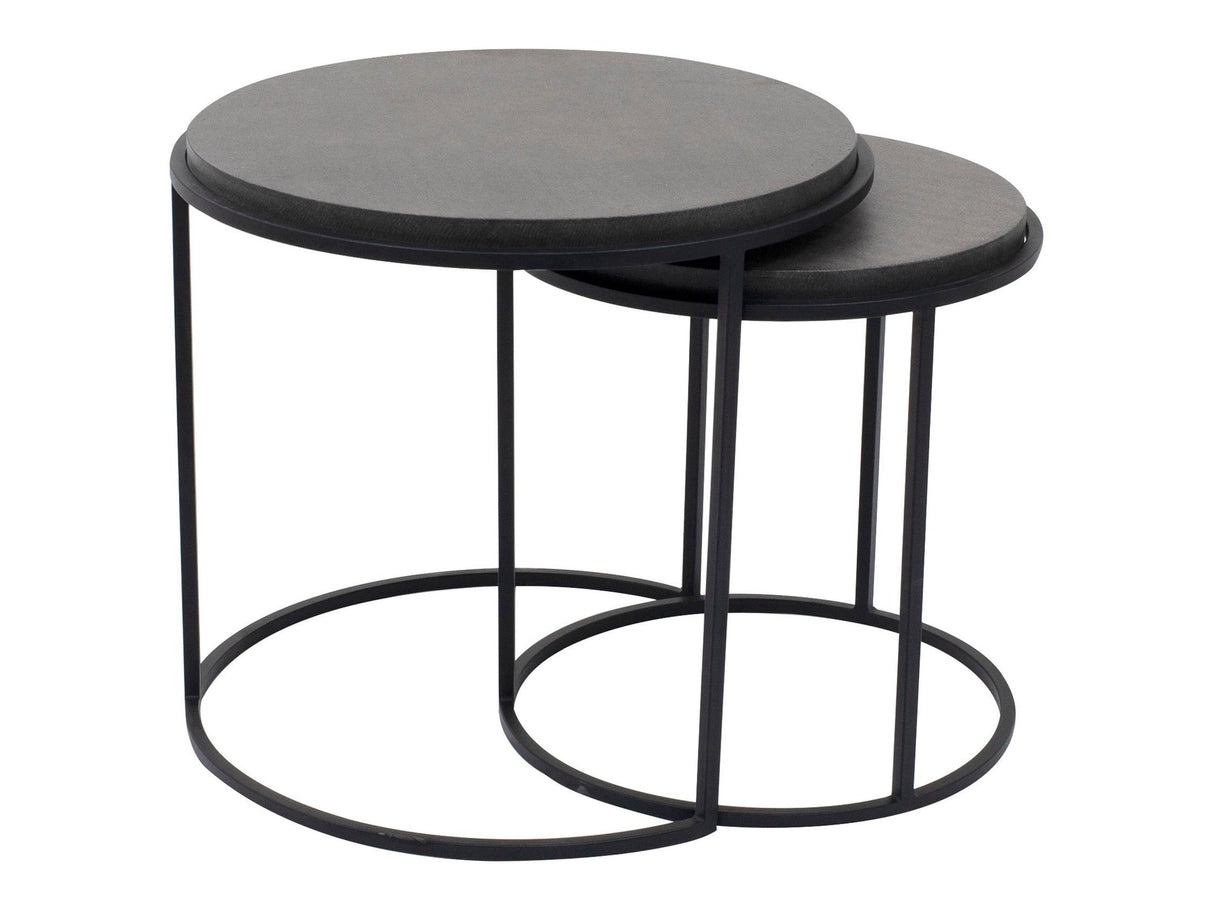Roost Black Nesting Tables Set Of 2 by Moe's Home at Eve Furniture
